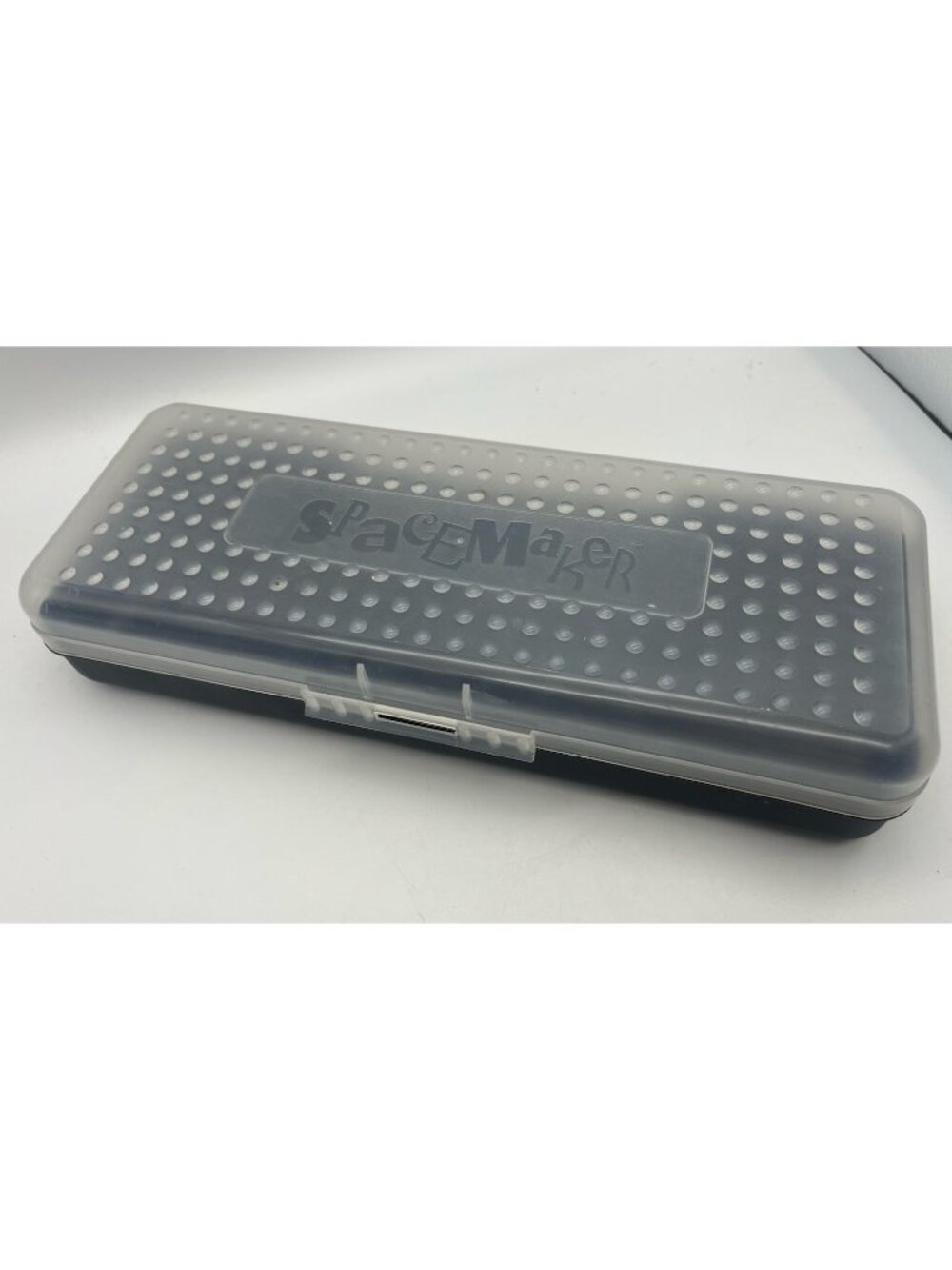 Spacemaker Space Maker Long Pencil Box Storage Art Craft Case 13.5"x5" Black